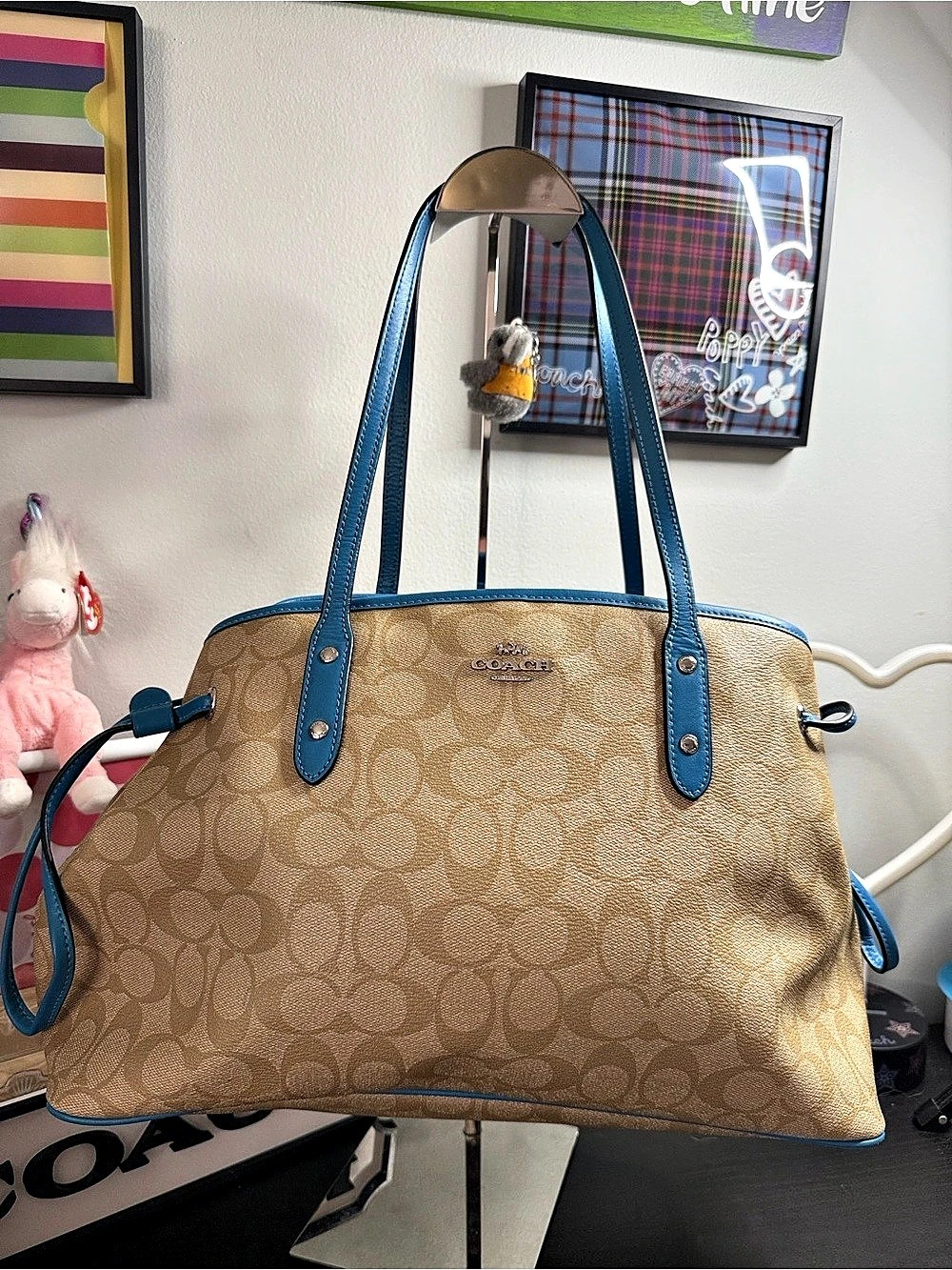 Coach Drawstring Carryall in Signature Canvas
